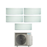 daikin condizionatore daikin penta split inverter serie stylish white 999912 con 5mxm90n r 32 wi fi integrato