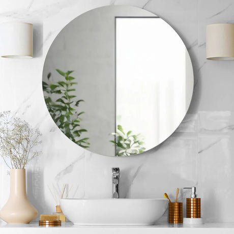 divina garden specchio da bagno rotondo retroilluminato tondo 80 cm luna made in italy ean 8056157809388