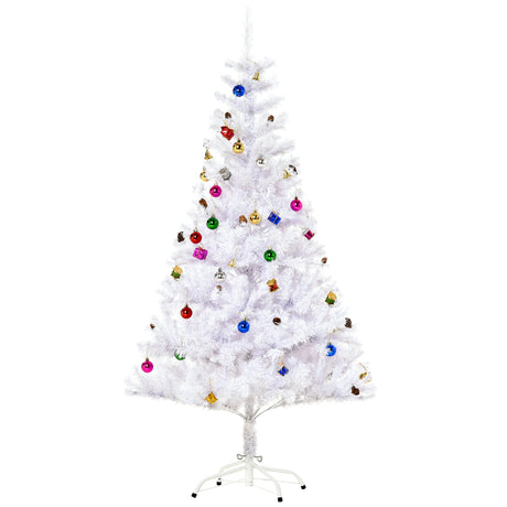 immagine-1-easycomfort-easycomfort-albero-di-natale-150-cm-con-680-rami-addobbato-bianco