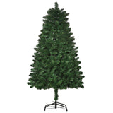 easycomfort easycomfort albero di natale 150cm artificiale pieghevole con base rimovibile 454 rami in pvc e acciaio verde