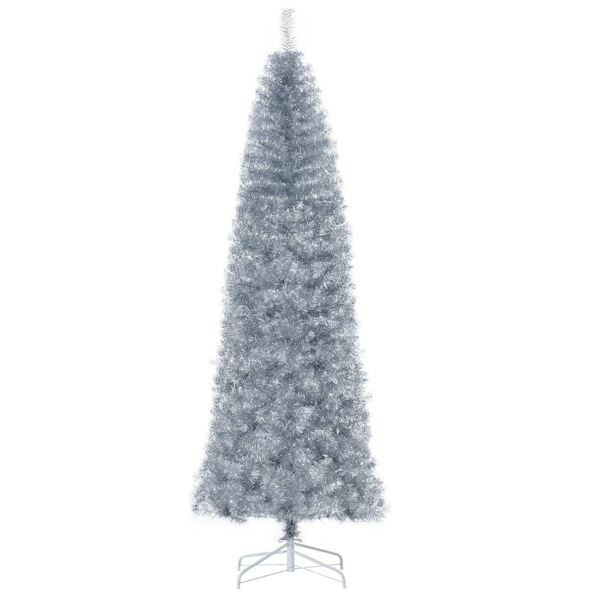 immagine-1-easycomfort-easycomfort-albero-di-natale-artificiale-alto-210cm-con-818-rami-albero-di-natale-slim-con-base-rimovibile-in-pet-e-acciaio-argento