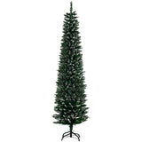 immagine-1-easycomfort-easycomfort-albero-di-natale-innevato-artificiale-alto-e-stretto-con-570-rami-base-rimovibile-e-pieghevole-53x190cm-verde