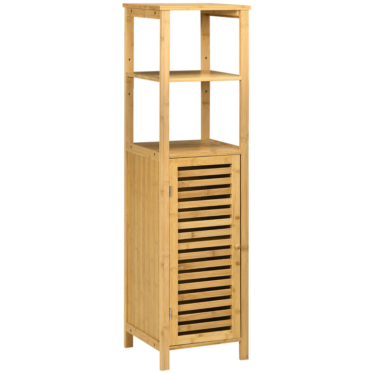 immagine-1-easycomfort-easycomfort-armadietto-bagno-in-bambu-con-2-ripiani-aperti-e-armadietto-a-2-livelli-32-9x29-9x120-cm