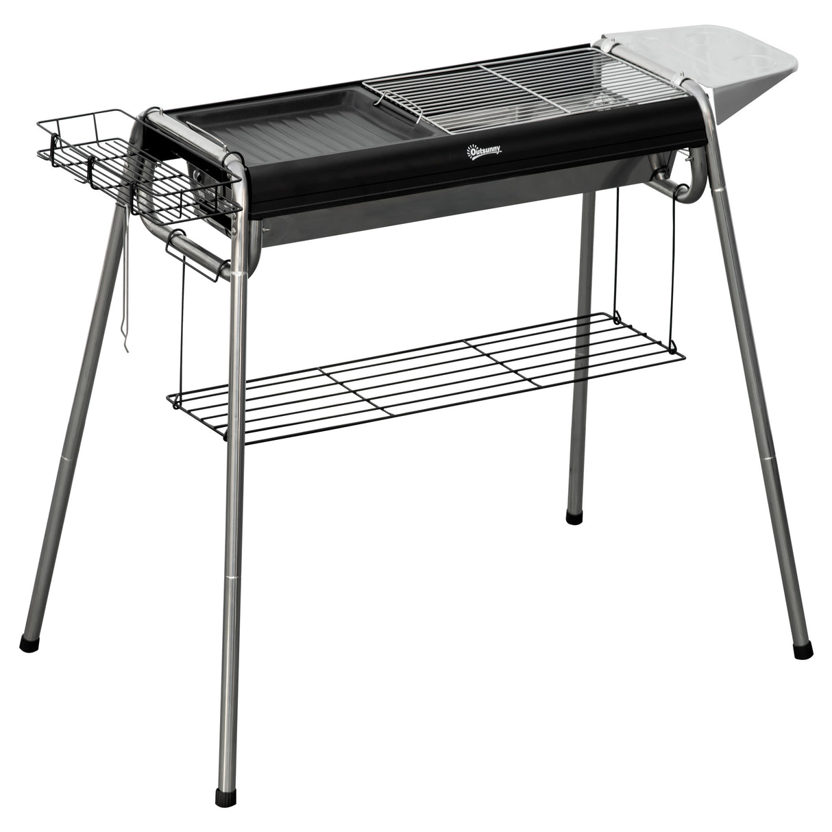 immagine-1-easycomfort-easycomfort-barbecue-a-carbonella-con-griglia-e-piastra-di-cottura-cestino-e-ripiani-96x61x72cm-nero