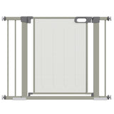 easycomfort easycomfort cancellino per cani estensibile a pressione con chiusura automatica 75 103x76 cm grigio