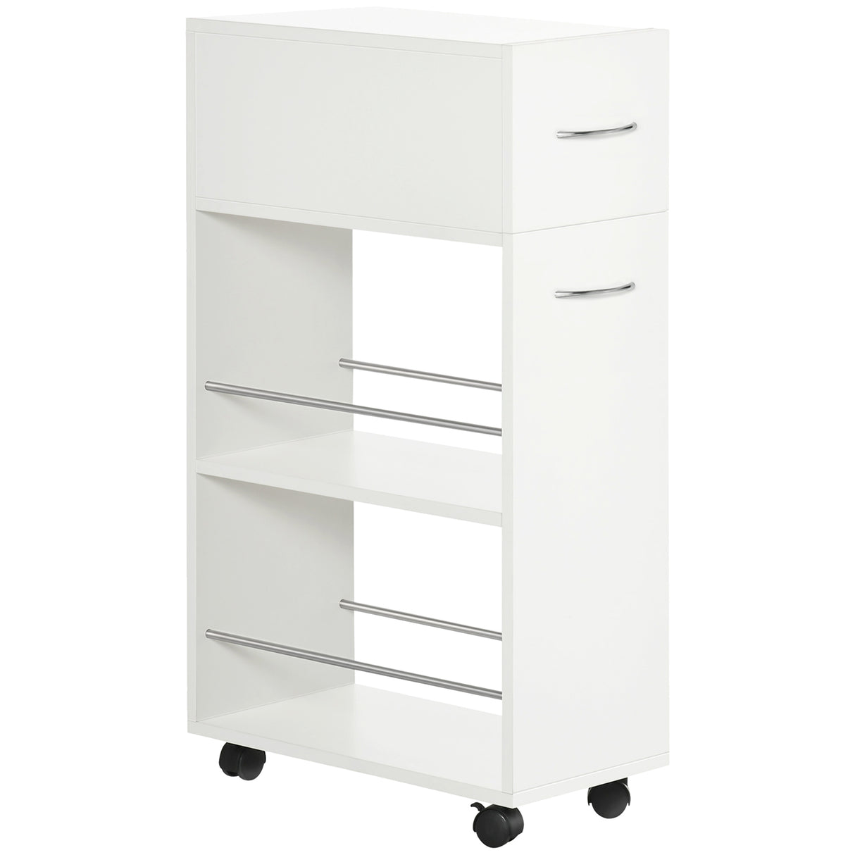 immagine-1-easycomfort-easycomfort-carrello-da-cucina-in-truciolato-e-acciaio-inox-con-2-ripiani-aperti-cassetto-estraibile-e-parapetti-25x50x85-cm