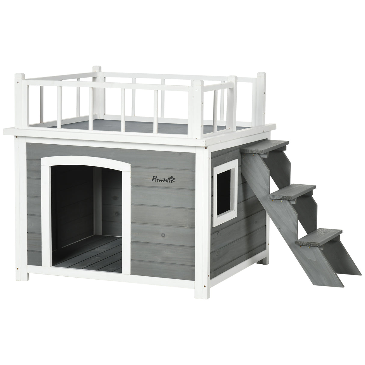 immagine-1-easycomfort-easycomfort-casetta-per-cani-con-terrazza-scaletta-e-finestra-121x77x78cm-grigio-chiaro