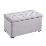 immagine-1-easycomfort-easycomfort-cassapanca-portaoggetti-multiuso-con-2-sgabelli-pouf-in-velluto-grigio-perla-ean-8055776914008