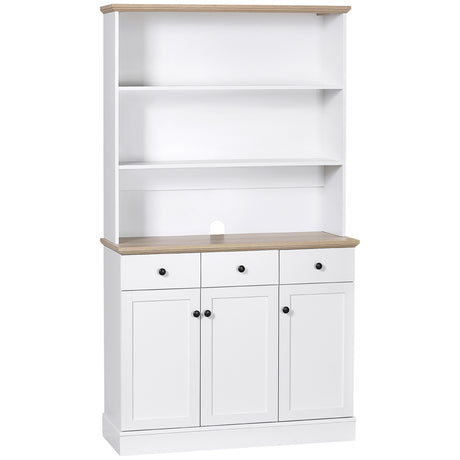 immagine-1-easycomfort-easycomfort-credenza-da-cucina-in-legno-bianco-con-3-ripiani-3-cassetti-e-2-armadietti-101x39x180-5-cm