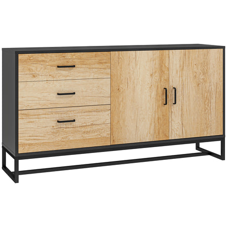 easycomfort easycomfort credenza moderna con 3 cassetti e un armadietto cucina 2 ante soft close con ripiano regolabile