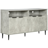 immagine-1-easycomfort-easycomfort-credenza-moderna-con-armadietti-a-2-ante-e-mensole-regolabili-147x40x83cm-effetto-marmo-grigio