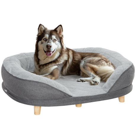 easycomfort easycomfort cuccia divano per cani con imbottitura lettino per cani taglia grande e media fino 25kg 90x78x25cm grigio