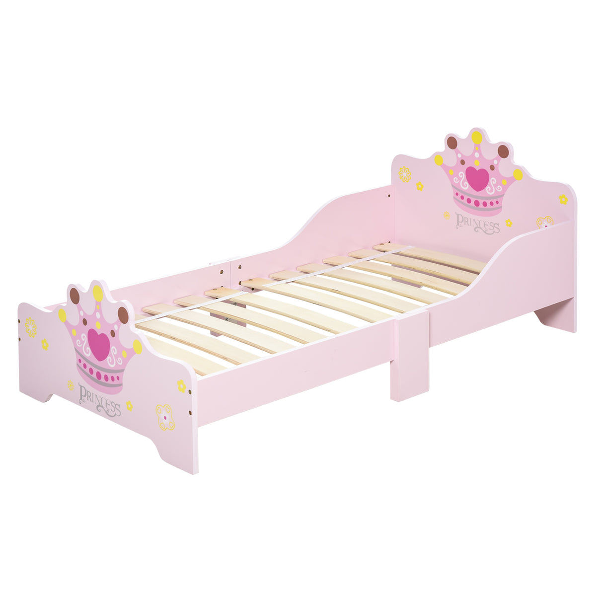 immagine-1-easycomfort-easycomfort-letto-per-bambini-con-bordi-rialzati-e-6-gambe-in-legno-per-cameretta-lettino-per-bimbi-da-3-6-anni-143x73x60cm-rosa