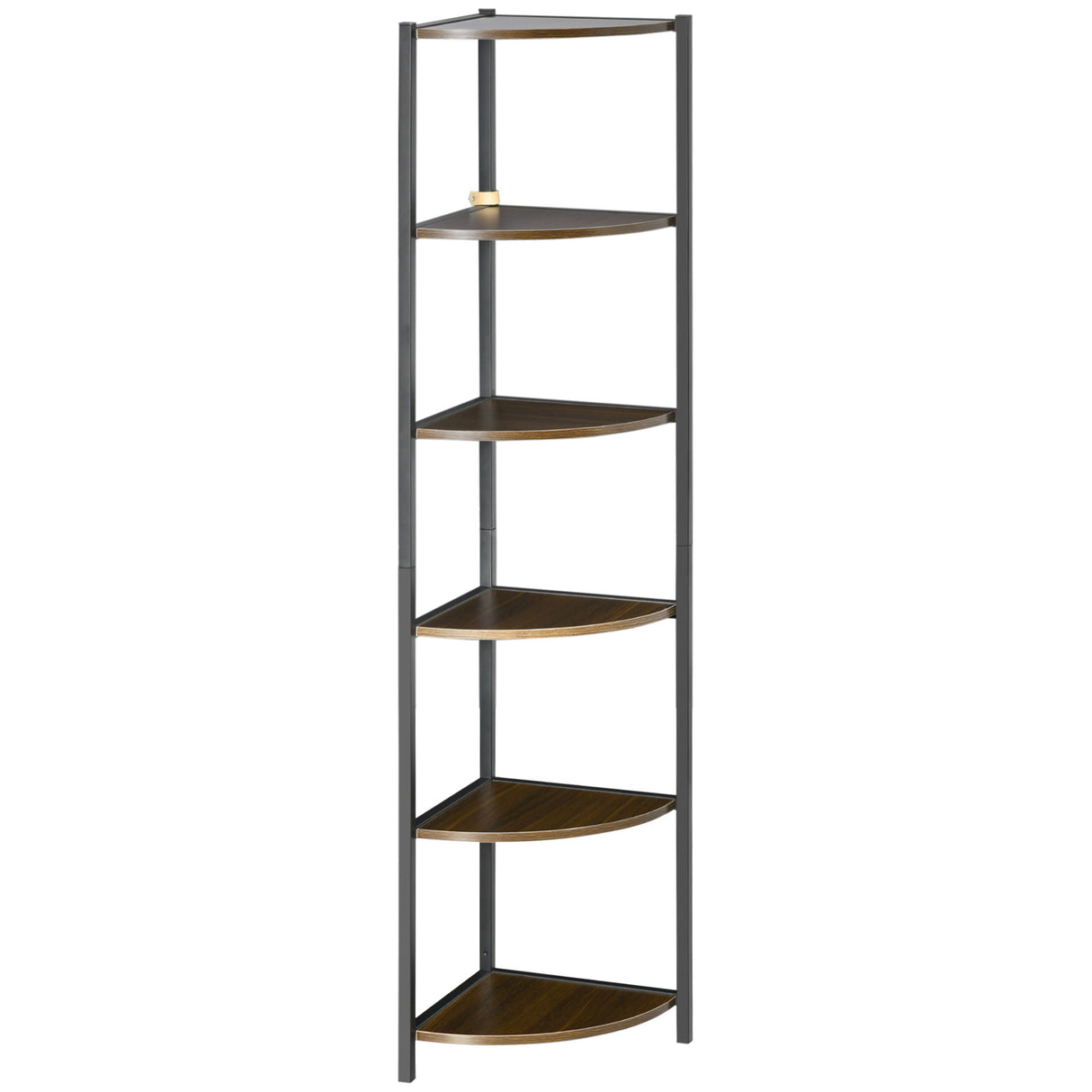 immagine-1-easycomfort-easycomfort-libreria-moderna-angolare-a-6-ripiani-in-metallo-e-mdf-34x34x166cm-marrone-e-nero