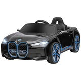 easycomfort easycomfort macchina elettrica per bambini 3 6 anni con licenza bmw con telecomando clacson e fari 115x67x45 cm nera