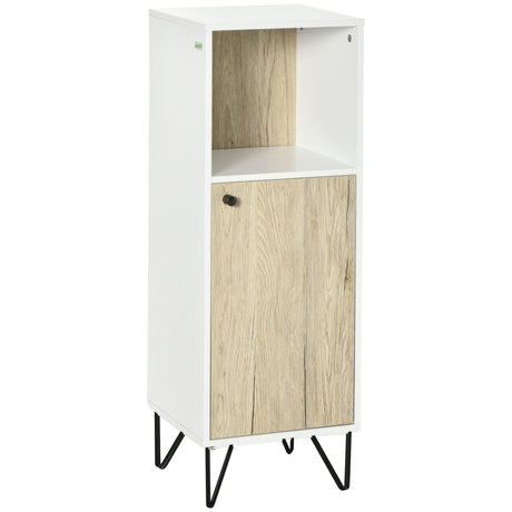 immagine-1-easycomfort-easycomfort-mobile-bagno-con-ripiano-aperto-e-armadietto-con-anta-in-legno-31-5x30x91cm-quercia-e-bianco