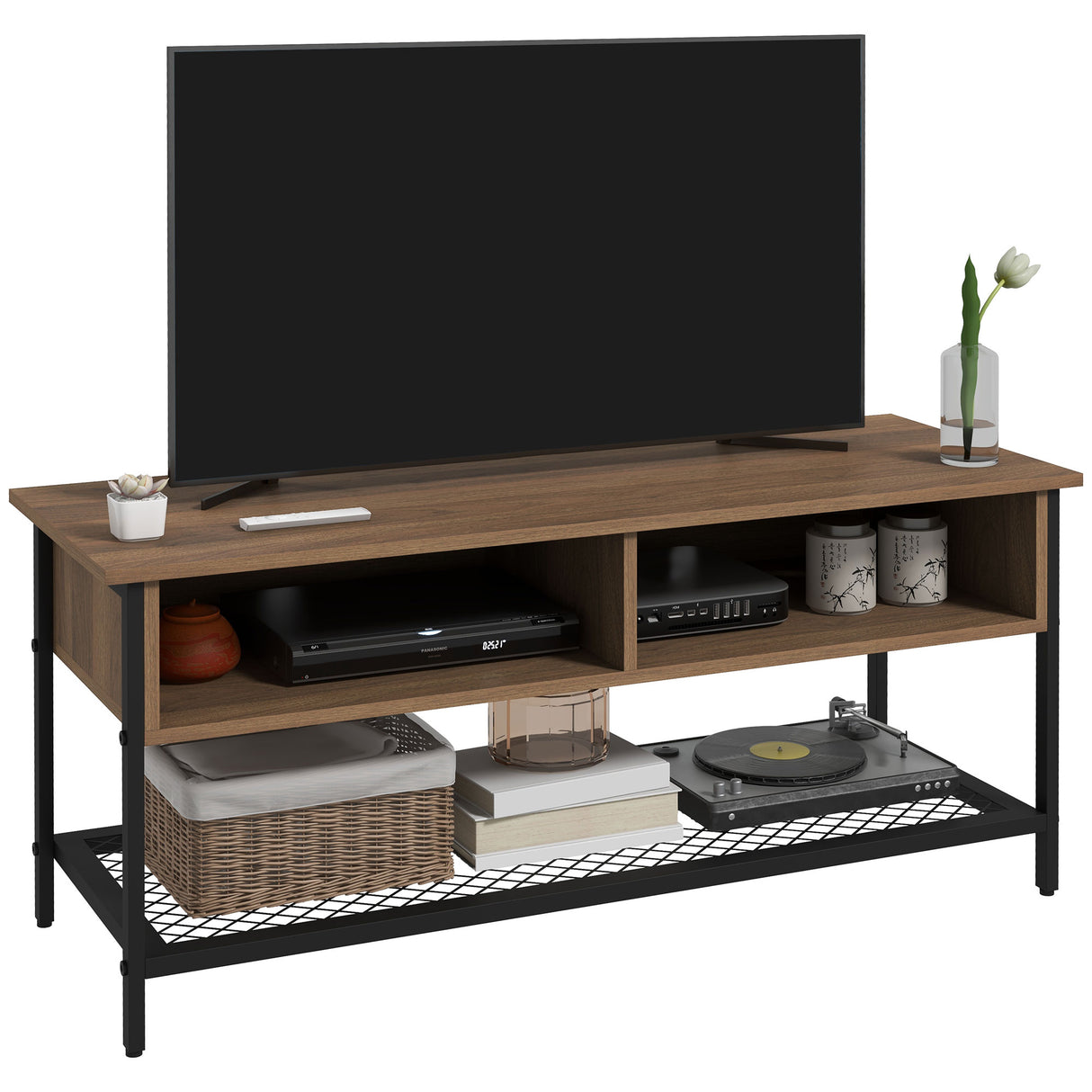 immagine-1-easycomfort-easycomfort-mobile-porta-tv-fino-48-stile-industriale-in-legno-e-acciaio-110x40x48cm-marrone-e-nero