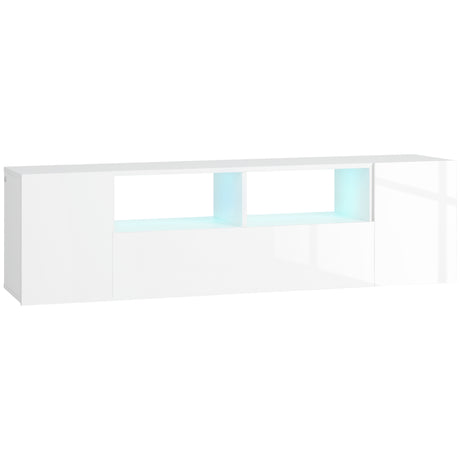 immagine-1-easycomfort-easycomfort-mobile-tv-60-max-in-truciolato-con-3-ripiani-2-armadietti-e-luci-led-137x35x42-cm-bianco-lucido