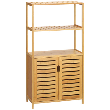 immagine-1-easycomfort-easycomfort-mobiletto-bagno-con-2-ripiani-aperti-e-armadietto-a-2-ante-in-bambu-60x30x120cm