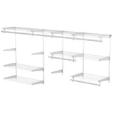 immagine-1-easycomfort-easycomfort-organizer-in-acciaio-montato-a-muro-con-9-ripiani-regolabili-e-5-aste-per-appendere-249-4x38-8x162-cm-bianco