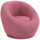 easycomfort easycomfort poltroncina mini moderna in peluche con imbottitura spessa 60x56x48cm rosa