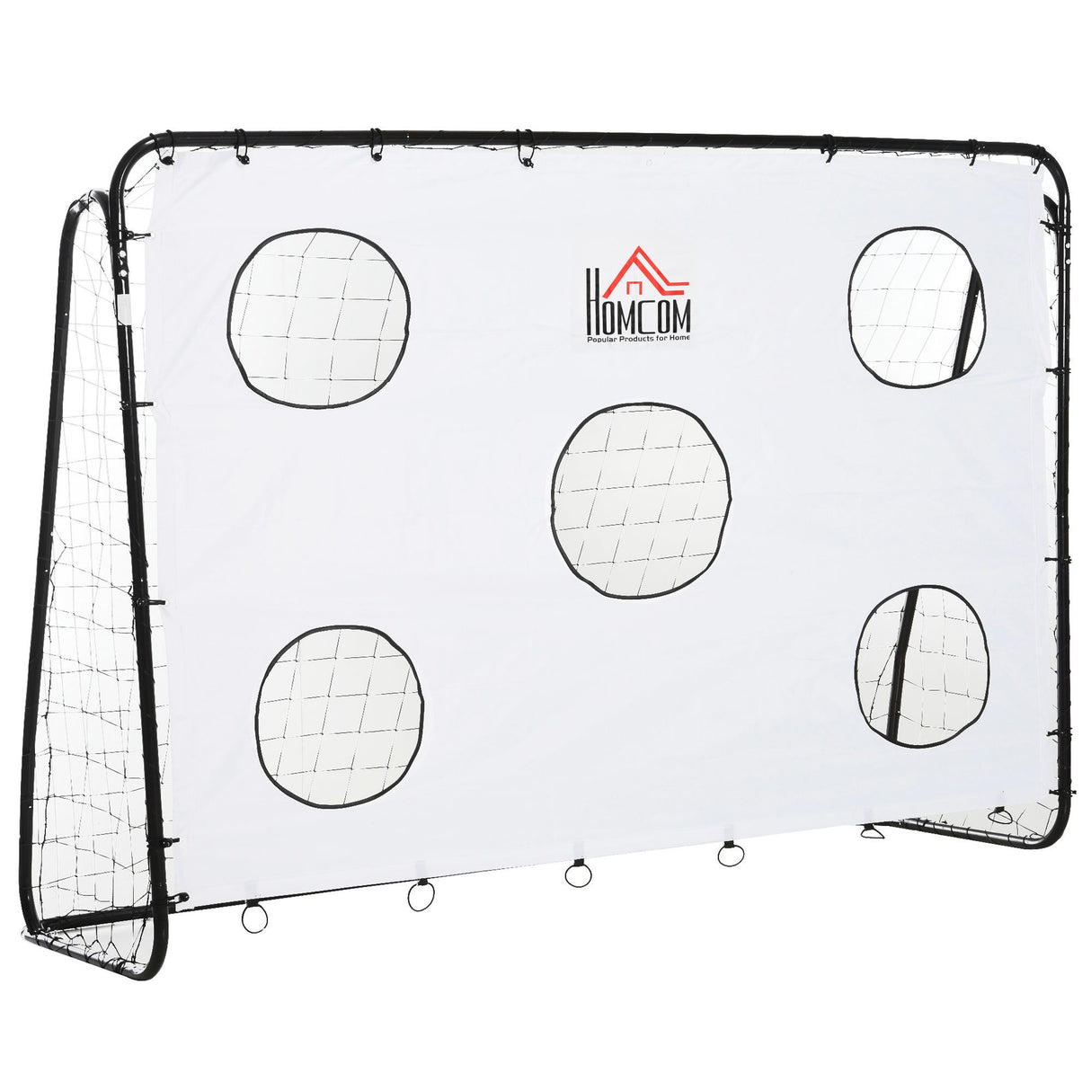 immagine-1-easycomfort-easycomfort-porta-da-calcio-per-bambini-e-adulti-rete-in-pe-in-metallo-oxford-bianco-nero