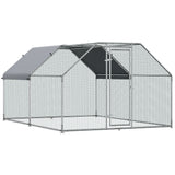 immagine-1-easycomfort-easycomfort-recinto-gabbia-per-galline-da-esterno-in-metallo-galvanizzato-porta-con-blocco-e-sezione-con-tessuto-oxford-280x380x195-cm-argento