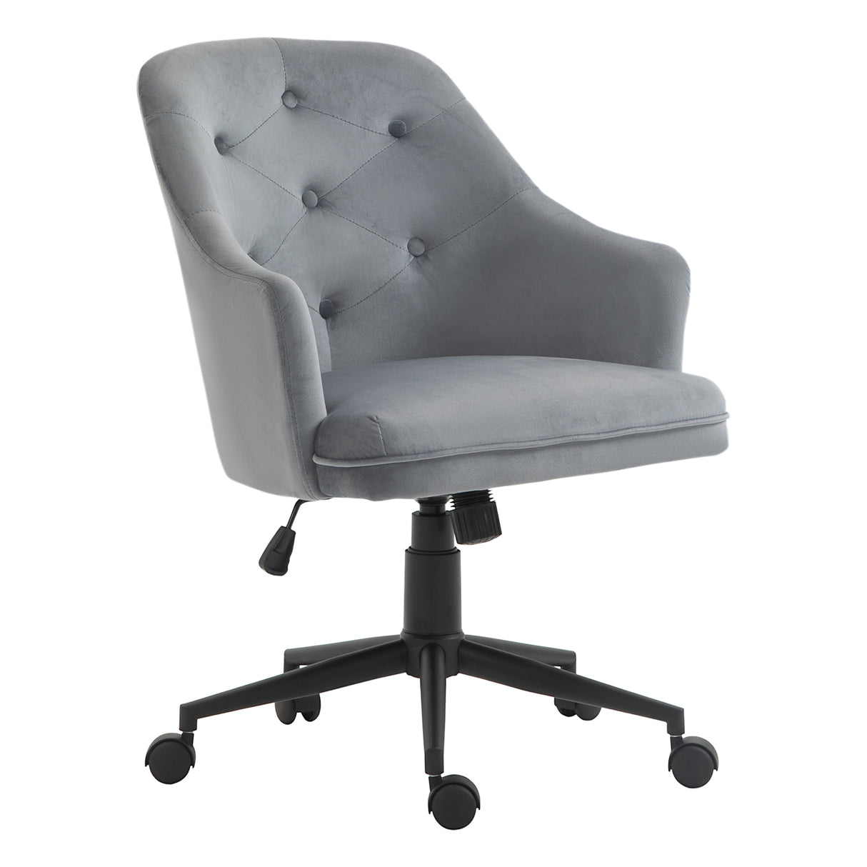 immagine-1-easycomfort-easycomfort-sedia-da-ufficio-girevole-ergonomica-con-ruote-e-altezza-regolabile-rivestimento-in-velluto-63x64x88-96cm-grigio