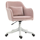 easycomfort easycomfort sedia da ufficio massaggiante a 2 punti con cuscino e braccioli in tessuto 57x70x78 86 cm rosa