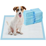 easycomfort easycomfort set 100 tappetini igienici per cani a 6 strati in tessuto non tessuto carta e pe 45x60 cm blu e bianco