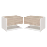 immagine-1-easycomfort-easycomfort-set-2-comodini-sospesi-a-parete-con-cassetto-e-mensola-bianco-e-rovere-ean-8054111845663