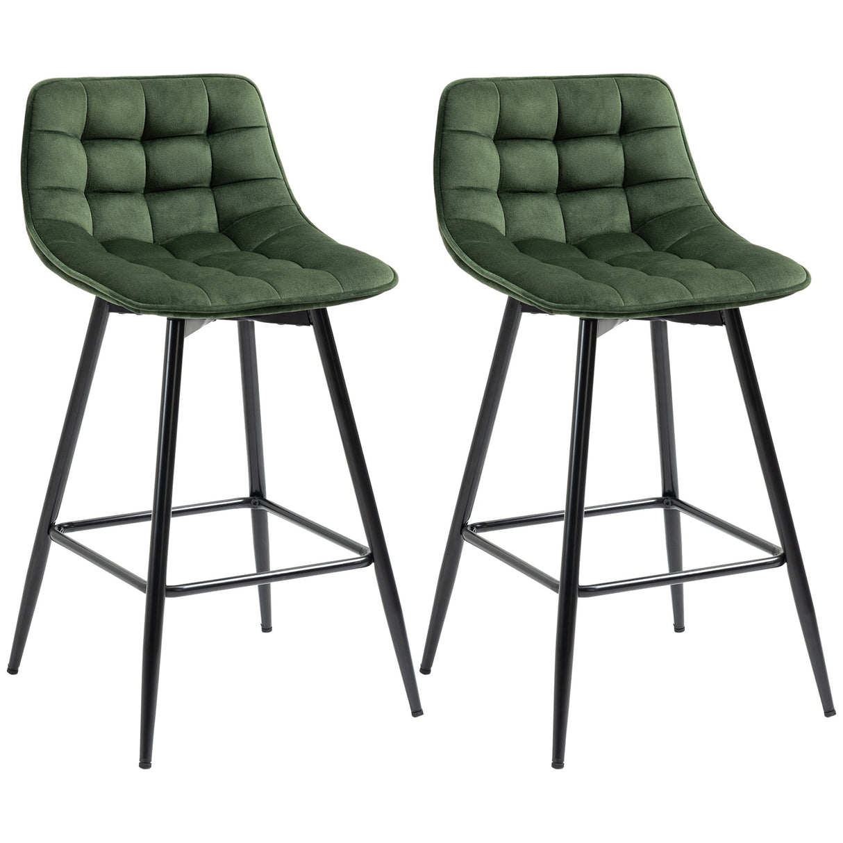 immagine-1-easycomfort-easycomfort-set-2-sgabelli-da-bar-con-schienale-e-poggiapiedi-stile-nordico-in-metallo-e-velluto-verde-45x47x84cm