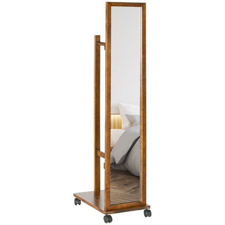 easycomfort easycomfort specchio da camera e ingresso con ripiano inferiore e binario in legno e vetro 35 5x49 5x167 8 cm