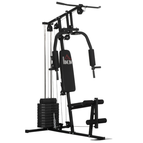 immagine-1-easycomfort-easycomfort-stazione-fitness-con-pesi-da-45kg-per-allenamento-a-casa-135x103x210cm-nero