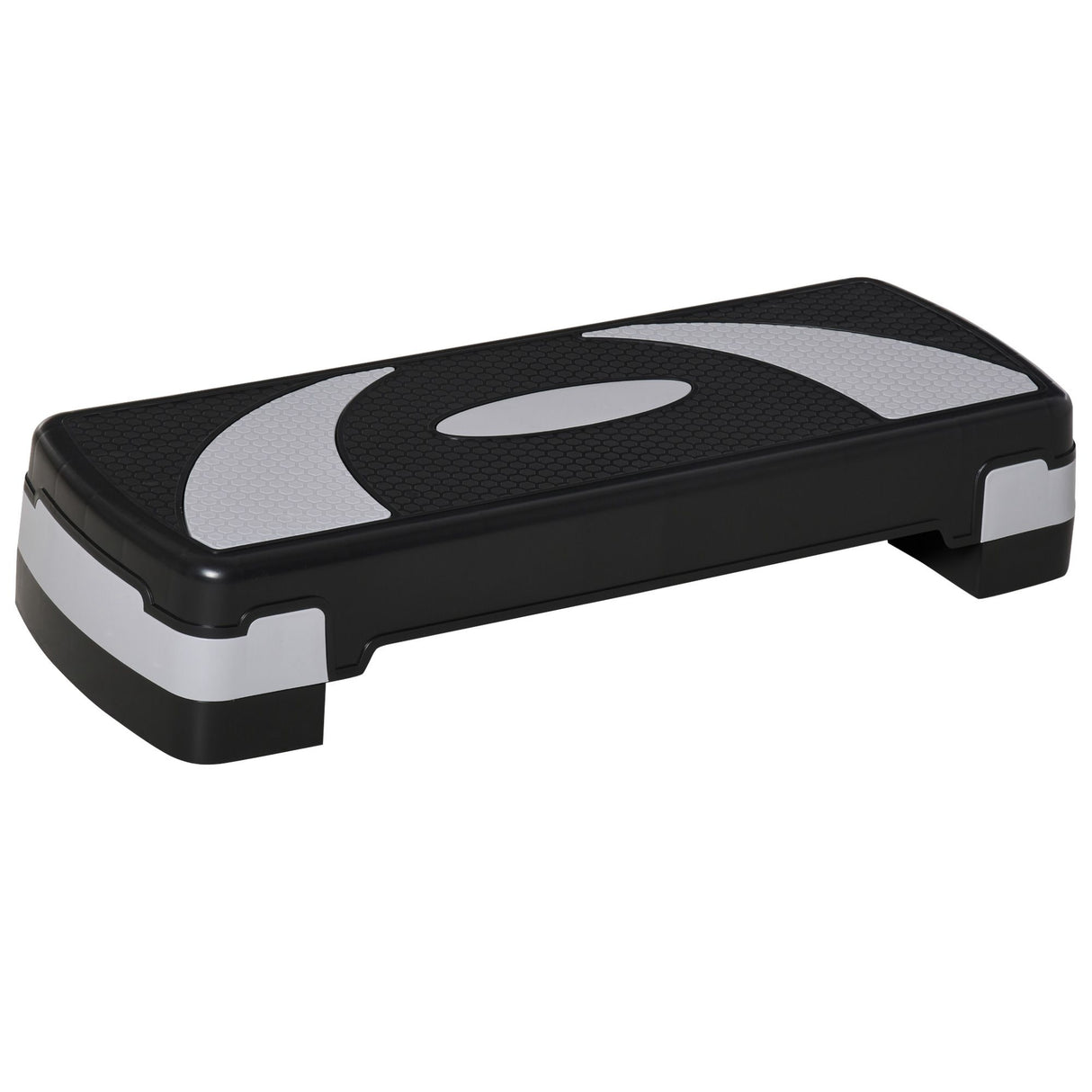 easycomfort easycomfort stepper da aerobica regolabile in altezza 10 15 20 cm antiscivolo nero e grigio