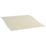 easycomfort easycomfort telo di ricambio per pergola da giardino 2 5x3 m con 8 fori di drenaggio in poliestere 297x243 cm beige