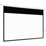 easycomfort easycomfort telo proiettore 100 pollici con telecomando in pvc e metallo 247x7 5x168 cm bianco