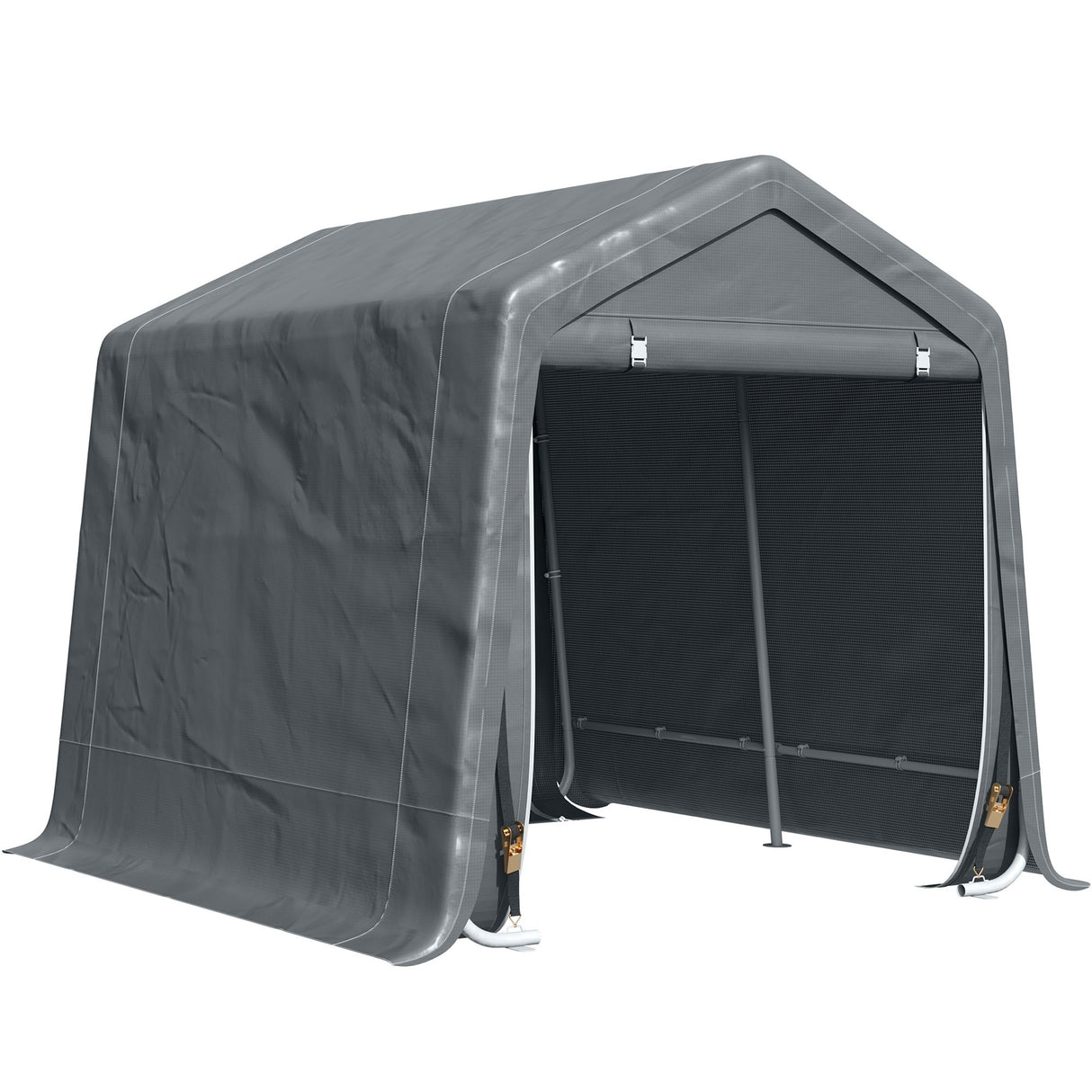 immagine-1-easycomfort-easycomfort-tendone-garage-per-auto-moto-e-attrezzi-in-metallo-e-tessuto-pe-280x240x240cm-grigio