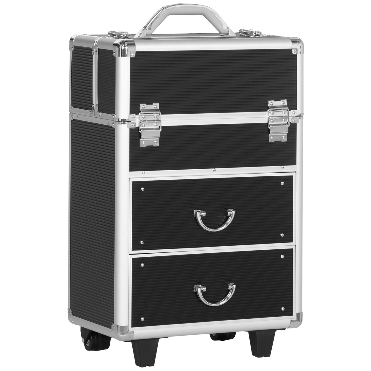 immagine-1-easycomfort-easycomfort-trolley-valigetta-porta-trucchi-professionale-blocco-con-2-chiavi-e-ruote-nero-36x23x52cm