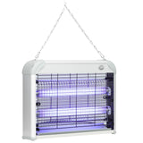 easycomfort easycomfort zapper per insetti e zanzare da 20w a luci led uv con vassoio rimovibile in abs e metallo 39x8x28 cm