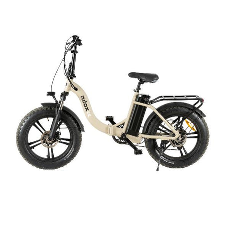 electric bike nilox x9 sand 30nxeb20vfm2v3 gomme fat da 20x4 cambio shimano a 6 velocita motore brushless high speed da 36v   250w telaio ripiegabile display lcd