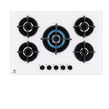 electrolux piano cottura a gas electrolux egg75372w serie 600 5 fuochi l74xp51 vetro bianco ean 7332543834105