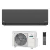 fujitsu condizionatore fujitsu kj black 9000 btu aseh09kjcalb r 32 wi fi integrato