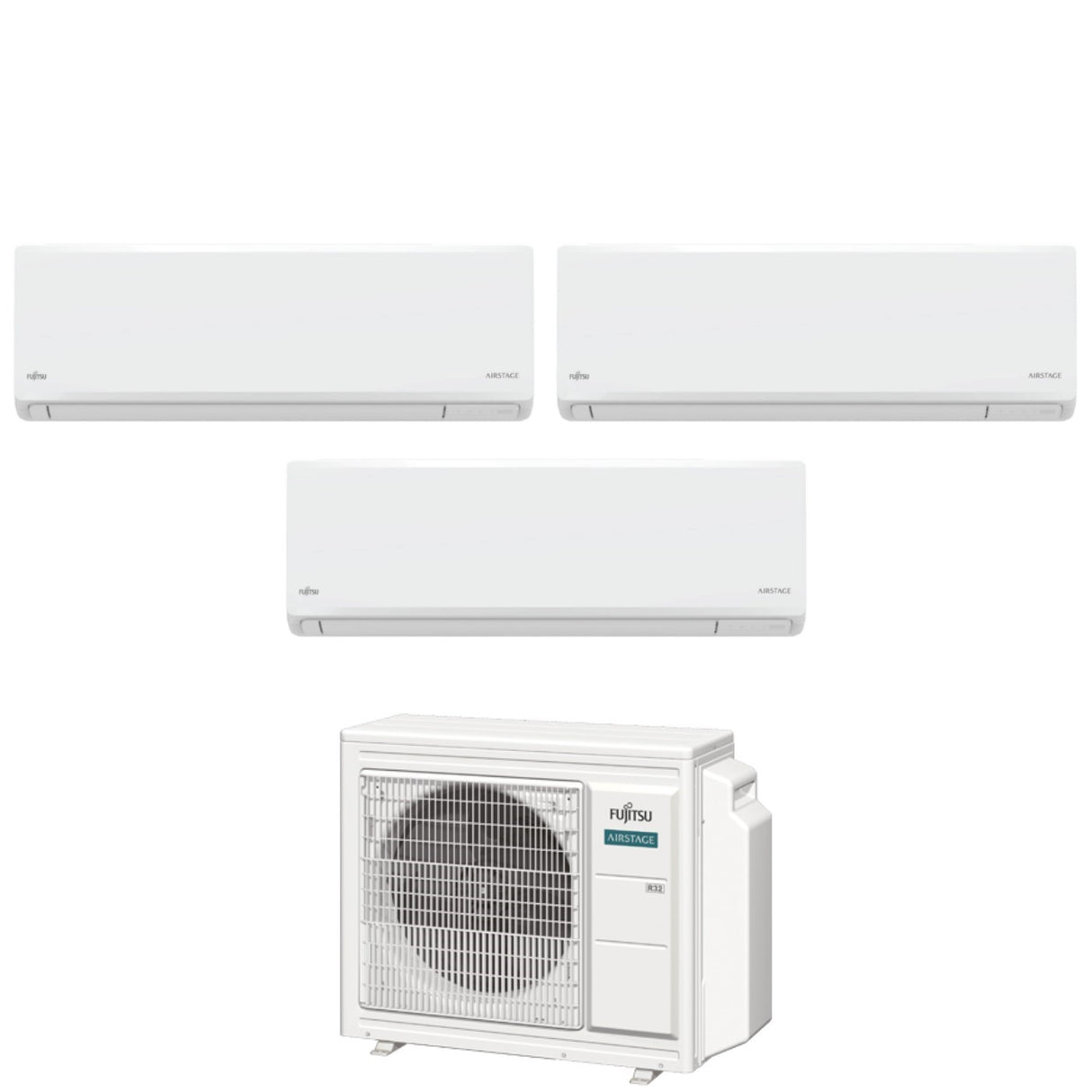 fujitsu condizionatore fujitsu trial split inverter kn airstage 779 con aoeg24kbca3 r 32 wi fi integrato