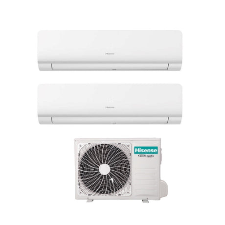 hisense condizionatore hisense dual split new energy 918 con 3amw62u4rjc r 32 wi fi integrato