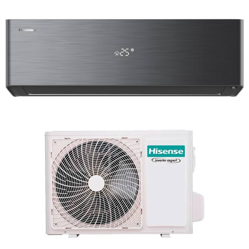 hisense condizionatore hisense inverter serie energy pro x black 9000 btu r 32 wi fi integrato