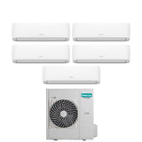 hisense condizionatore hisense penta split hi comfort 7791218 con 5amw125u4rta r 32 wi fi integrato