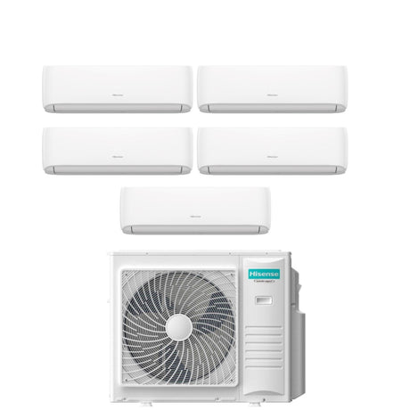 hisense condizionatore hisense penta split hi comfort 999912 con 5amw105u4rqc r 32 wi fi integrato