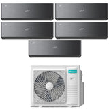 hisense condizionatore hisense penta split inverter energy pro x black 99999 con 5amw105u4rqc r 32 wi fi integrato