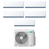 hisense condizionatore hisense penta split uni hb 999912 con 5amw105u4rqc r 32 wi fi integrato